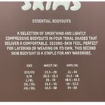 SKIMS  Essential Brown Satin Long Sleeve Mock Neck Bodysuit Photo 6