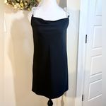 C/MEO COLLECTIVE NWT Elevate Sparkle Strappy Mini Little Black Dress Sz 4🧡 Photo 11