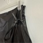 Abercrombie & Fitch  Black Faux Leather Mini Skort Skirt Size XXS Photo 6