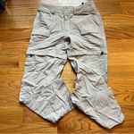 The North Face beige hiking convertible pants size 4 Photo 0