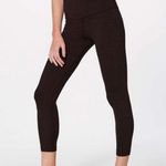 Lululemon Align Pant II 25" Granulite Garnet Black Size 4 Leggings Purple Black Photo 0