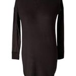 Lucky Brand Black Cloud Jersey Crew Soft Bohemian Mini Sweater Dress ~ Size XS Photo 5
