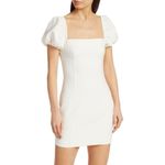 Cinq à Sept Cinq A Sept Havana Puff-Sleeve Mini Dress Size 0 Photo 2