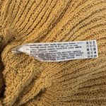 ZARA  Mustard Peplum Sweater with Puff Sleeves Sz S LN Cotton Blend Photo 6