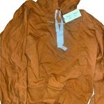 Proenza Schouler NWT White Label Logo hoodie sweatshirt brown tan M Photo 5