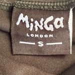 Urban Outfitters Minga London Rainbow Striped Crop 1/4 Zip Black Top Sz S Photo 6