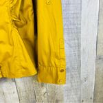 NY&C New York & Company Size Medium Tabbed Long Sleeve Button Front Ruch… Gold Photo 2