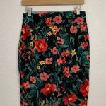 Maurice's Winter Floral Pencil Skirt Size S Career Wear Business Casual Photo 5