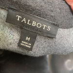 Talbots  Black and Gray Velvet Shirt Photo 8