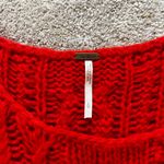 Free People Red feee people knitted sweater Photo 1
