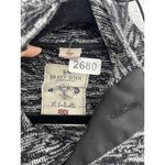 Brave Soul  Women's Sweater Hooded Long Sleeve Buttons Marled Gray Size Large Photo 3