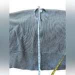 CAbi  S white and black striped zip up‎ oversized top Photo 8