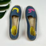 Soludos  x Mary Matson Flamingo And Duck Denim Espadrilles Photo 5