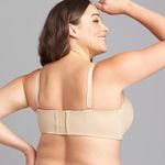 Cacique New Lane Bryant‎  Multi-Way Boost Strapless Bra 7 Ways In Café Size 38DDD Photo 13