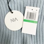 NWT NIA Naomi Sweater Tank Cropped Camisole Dusty Blue Women’s Size Large Lounge Photo 6