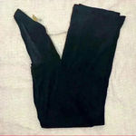 Kori  America Coduroy Black Wide Leg Jumpsuit Sz M Cute Retro Preppy School Fall Photo 9