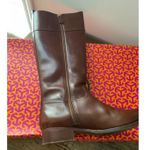 Tory Burch  Kiernan Logo Dress Brown Riding Boots size 8.5 Photo 6
