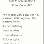 Anthropologie Google By  Ruched Mock-Neck Knit Dress medium Photo 2