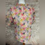 J.Crew  x Liberty Smocked Puff-Sleeve Top in Mauvey Floral large Photo 8