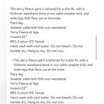 We Wore What  Revolve Cable Knit Foldover Flare Leg Pants CHIC NWT Taupe XS Photo 4