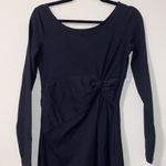 Old Navy  XS maternity long sleeve black dress NWT Photo 3