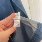 Veronica Beard  Wasta Denim Dress in Cornflower Blue Long Sleeve Photo 6