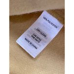 Joie  Womens Yellow Crew Neck Button Down Pockets Long Sleeve Coat Jacket Size L Photo 3