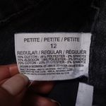 Vintage‎ America Bootcut black Jeans Embroidered Rhinestones Pockets Sz 12P Photo 12