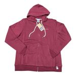 Russell Athletic Maroon Zip-Up Hoodie Photo 0
