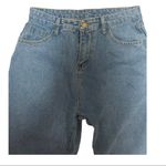 SheIn  Distressed High Rise Mom Jeans Blue Large Photo 5