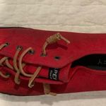 Sperry Top-Sider Crest Vibe Canvas Sneaker RED Size 9.5 9 1/2 Photo 4