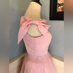 NWOT Pink Off Shoulder Swing Dress with Bow Details Sz M Size M Photo 2