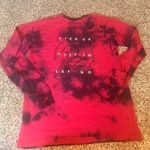 Peloton Tie Dye Long Sleeve Graphic Tee Athleisure Top Together We Go Far S Photo 5
