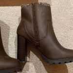 Shoedazzle Brown Ankle Booties Photo 2