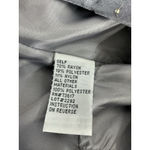 Womans KM Collections 8 Silver Formal Gown Spaghetti Straps Rhinestones Lined Photo 3