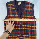 Vtg M Medium Sweater Knit Vest Womens Retro Granny Grandmacore Retro Boho V Photo 5