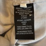 Isabel Marant Etoile  Idety gray linen top Photo 5