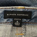 Banana Republic Jeans Womens 6 Crop Blue Fading Whiskering Everyday Basic Casual Photo 4