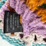 Say What? Say What NY crochet cropped sweater tank top knit colorful M festival boho Photo 4