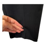 Coach  Pants Women 30 Black Wool Flat Front Unfinished Hem Trousers Corpcore Care Photo 4