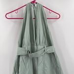 Forever 21 Jumpsuit SZ Medium Halter Cargo Light Blue/Green Parachute Cargo NWT Photo 6