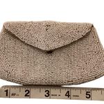 Vintage coin purse. Beaded. Tan Photo 7