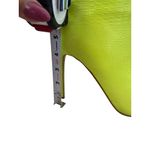 AZALEA WANG Neon Yellow Patent Heels Boots Size 10 Photo 7
