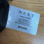 NEXT Leather Baguette Small Shoulder Bag Purse Y2K Black Photo 5