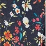 J.Crew Mercantile Versailles Floral Tulip Hem Fit and Flare Dress Black Size 6 Photo 1
