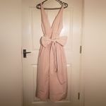 ZARA VOLUMINOUS MIDI DRESS WITH BOW BELT PINK Photo 12