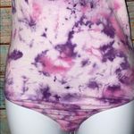 New Rosio Tie Dye One Piece Body Suit Women size Medium Purple Photo 4