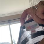 LuLaRoe  Julia Striped Black and Gray‎ Bodycon Dress Photo 4