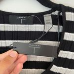 Tahari Women’s XS Top Sweater Short Sleeve Ribbed Scoop Neck Sweater Top NWT Photo 2