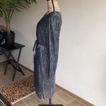Chetta B  Shimmery Navy Silver Dress Size 6 NWT Photo 6